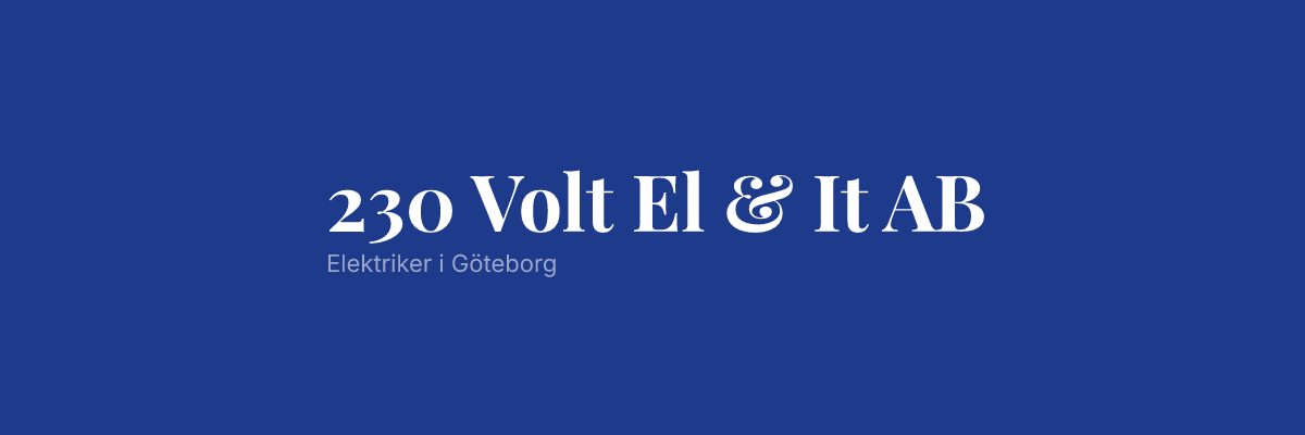 230 Volt El & It AB