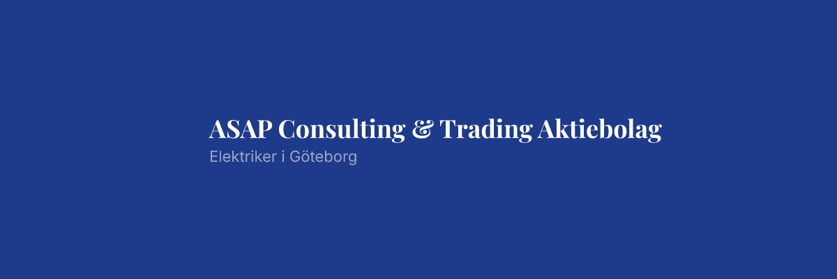 ASAP Consulting & Trading Aktiebolag