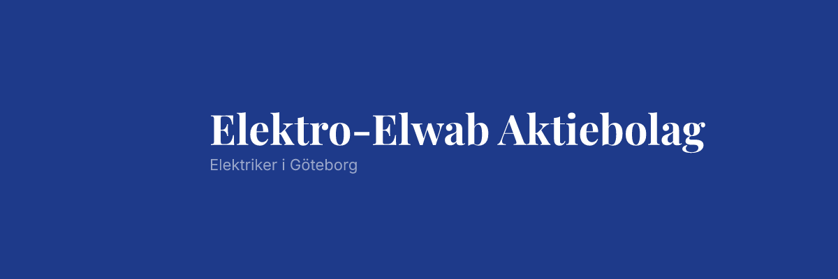 Elektro-Elwab Aktiebolag