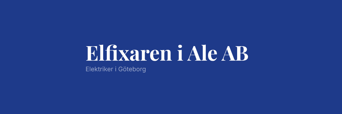 Elfixaren i Ale AB