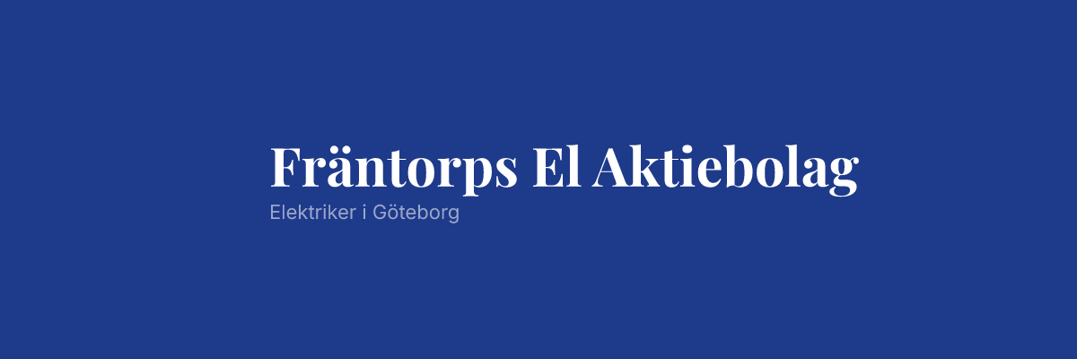 Fräntorps El Aktiebolag