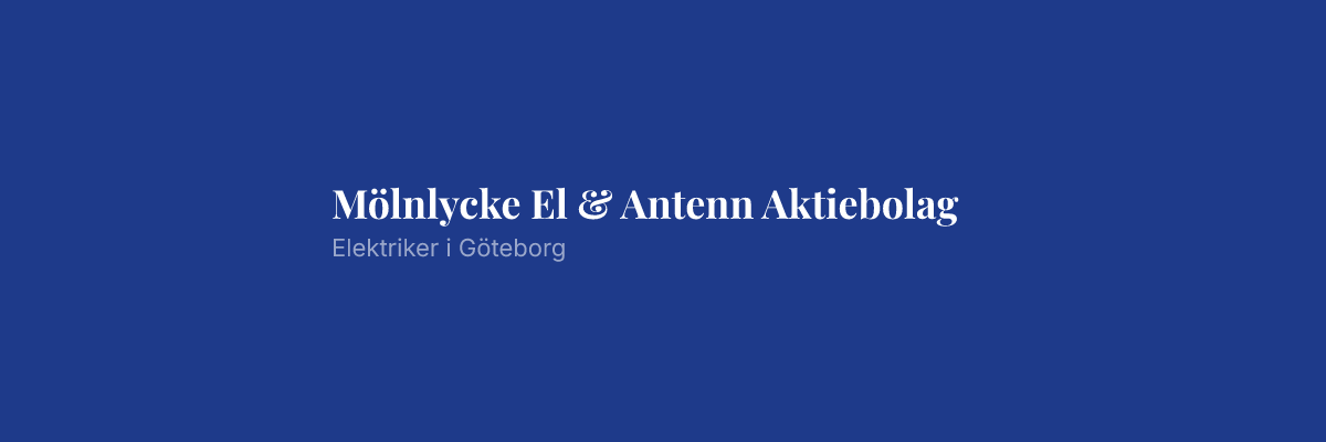 Mölnlycke El & Antenn Aktiebolag