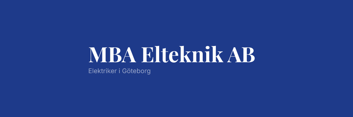 MBA Elteknik AB