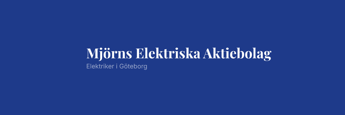 Mjörns Elektriska Aktiebolag