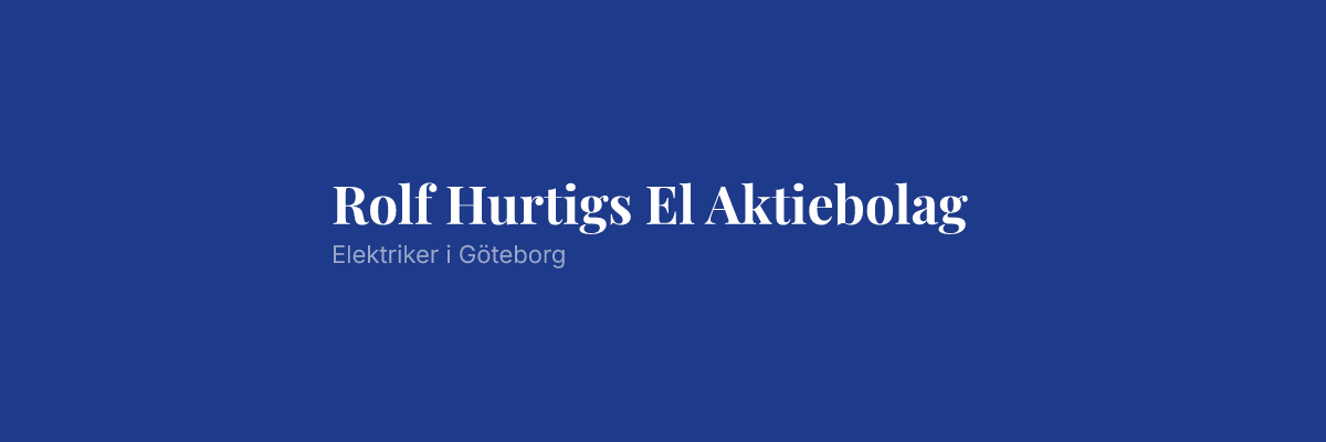 Rolf Hurtigs El Aktiebolag