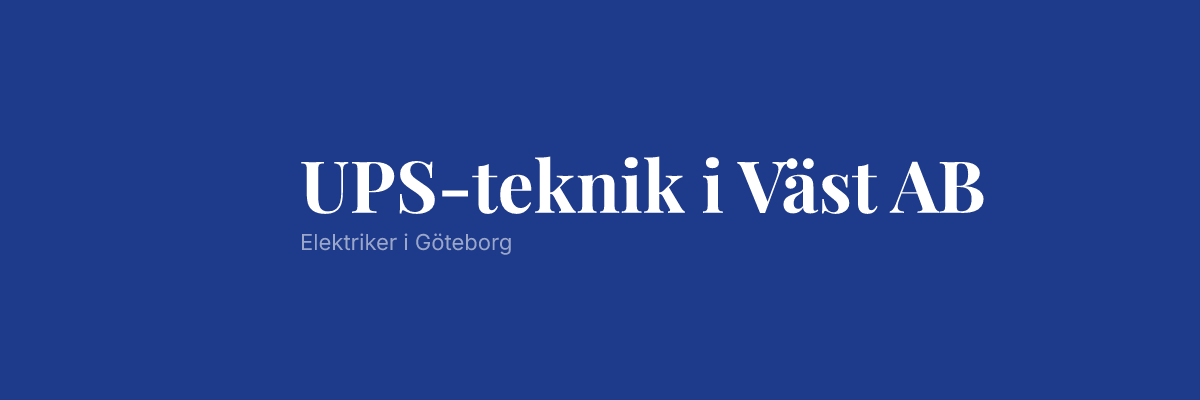UPS-teknik i Väst AB
