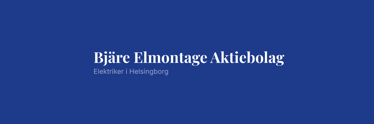 Bjäre Elmontage Aktiebolag