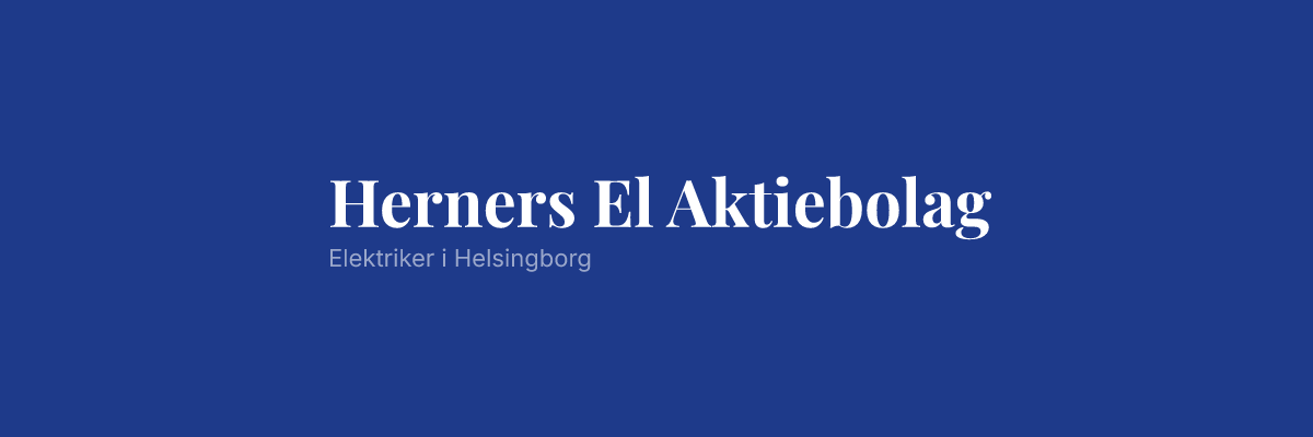 Herners El Aktiebolag