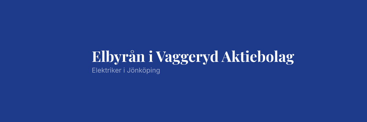 Elbyrån i Vaggeryd Aktiebolag