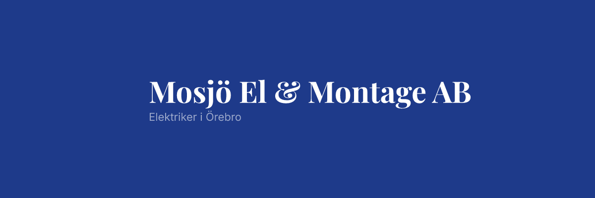 Mosjö El & Montage AB