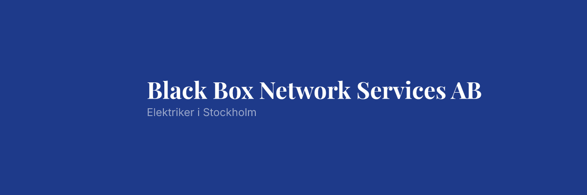 Black Box Network Services AB