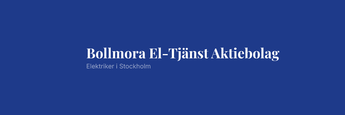 Bollmora El-Tjänst Aktiebolag