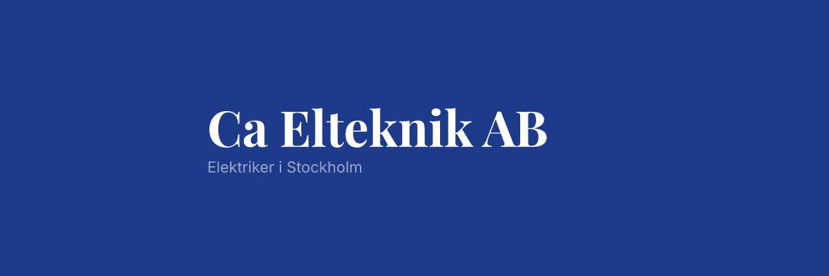 Ca Elteknik AB