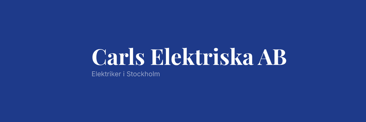 Carls Elektriska AB
