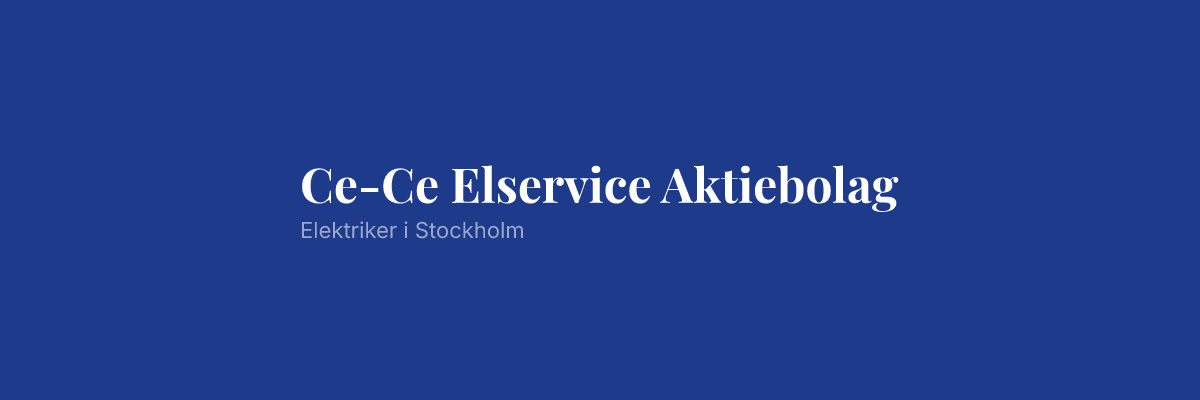 Ce-Ce Elservice Aktiebolag