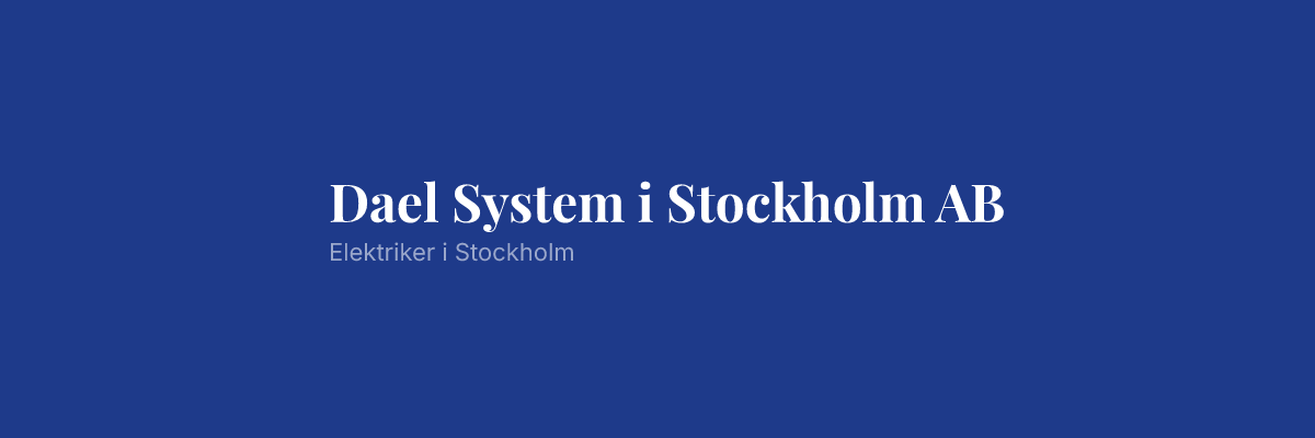 Dael System i Stockholm AB