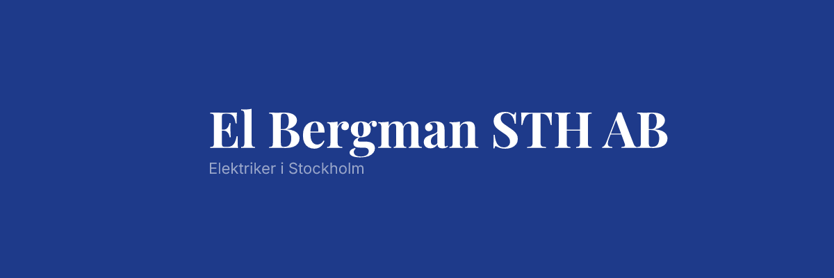 El Bergman STH AB