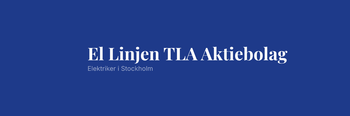 El Linjen TLA Aktiebolag