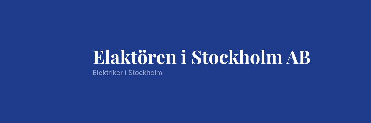 Elaktören i Stockholm AB