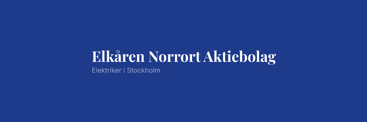 Elkåren Norrort Aktiebolag