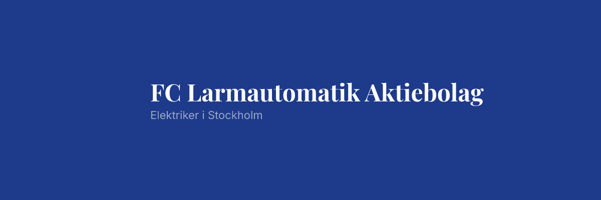 FC Larmautomatik Aktiebolag