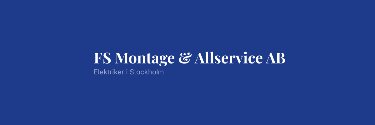FS Montage & Allservice AB