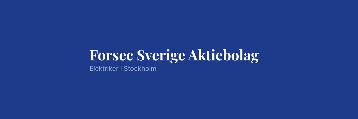 Forsec Sverige Aktiebolag