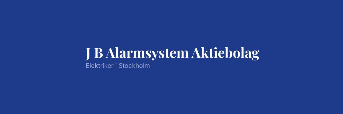 J B Alarmsystem Aktiebolag