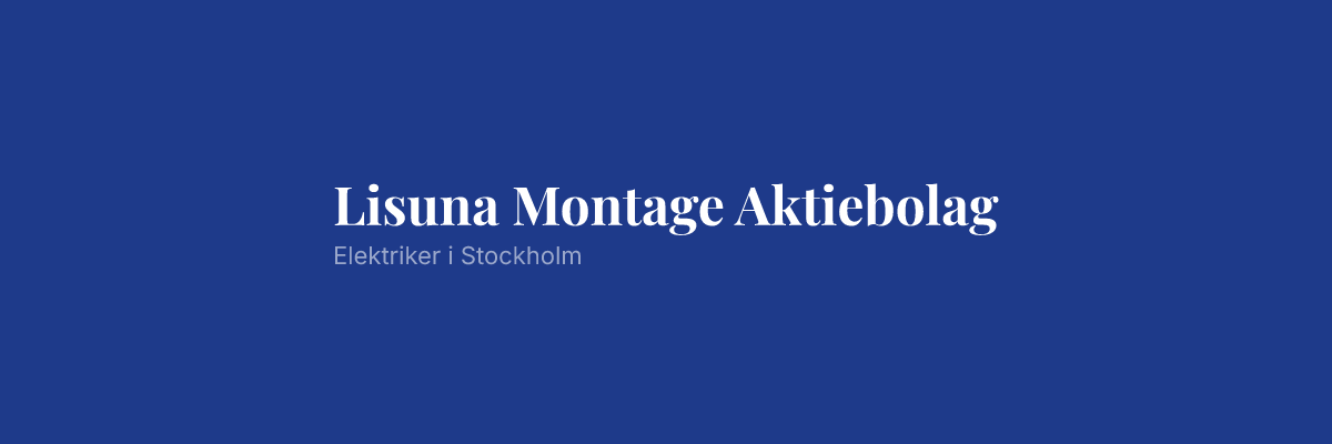 Lisuna Montage Aktiebolag