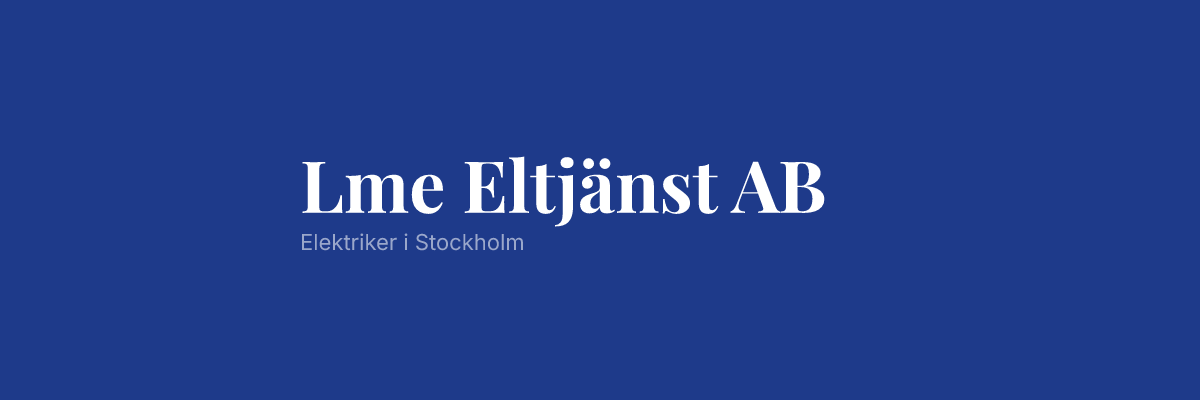 Lme Eltjänst AB