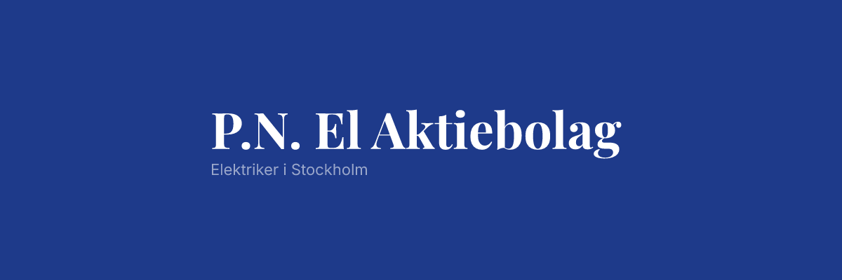 P.N. El Aktiebolag