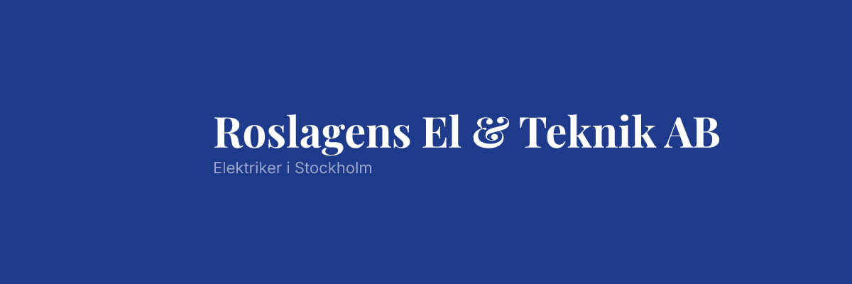 Roslagens El & Teknik AB