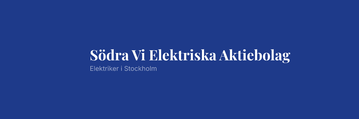 Södra Vi Elektriska Aktiebolag