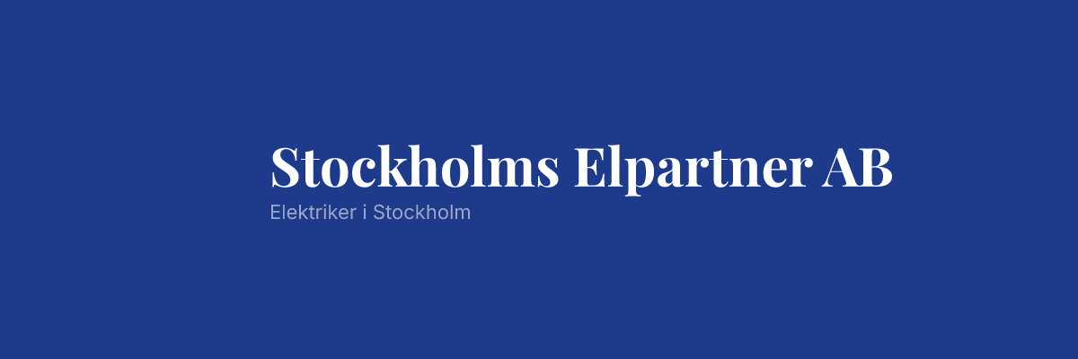 Stockholms Elpartner AB
