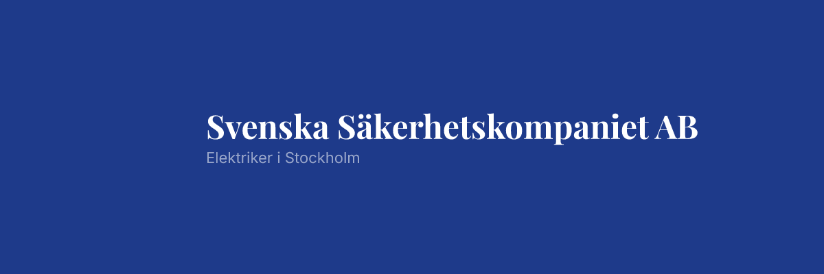 Svenska Säkerhetskompaniet AB