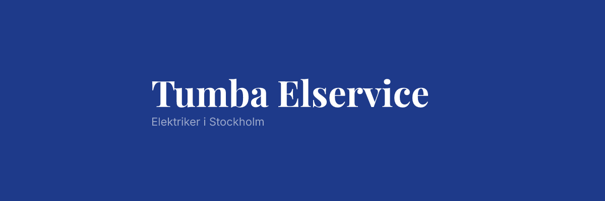 Tumba Elservice