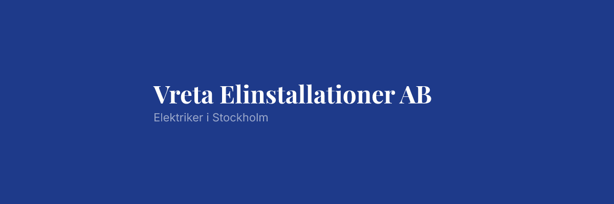 Vreta Elinstallationer AB