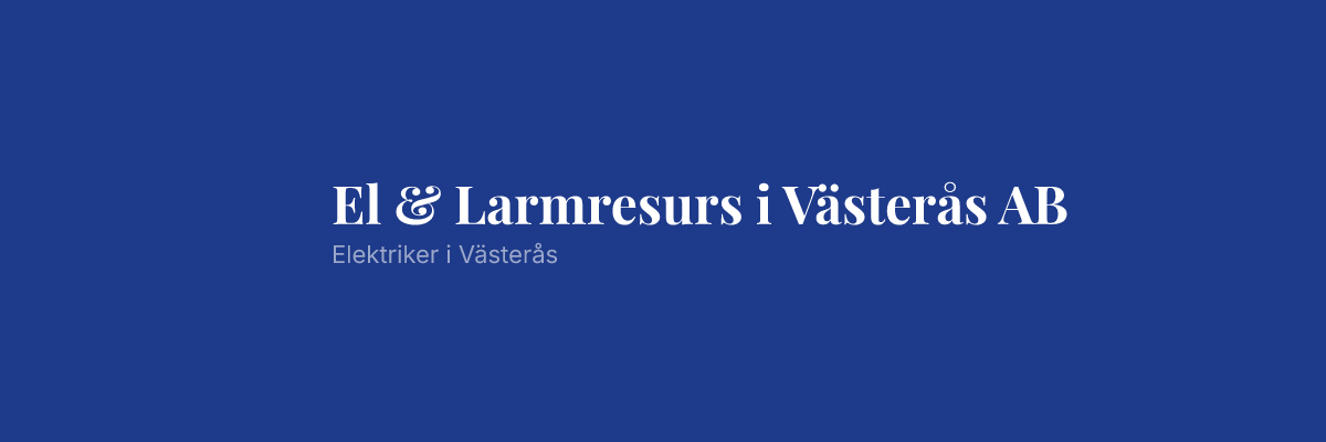 El & Larmresurs i Västerås AB
