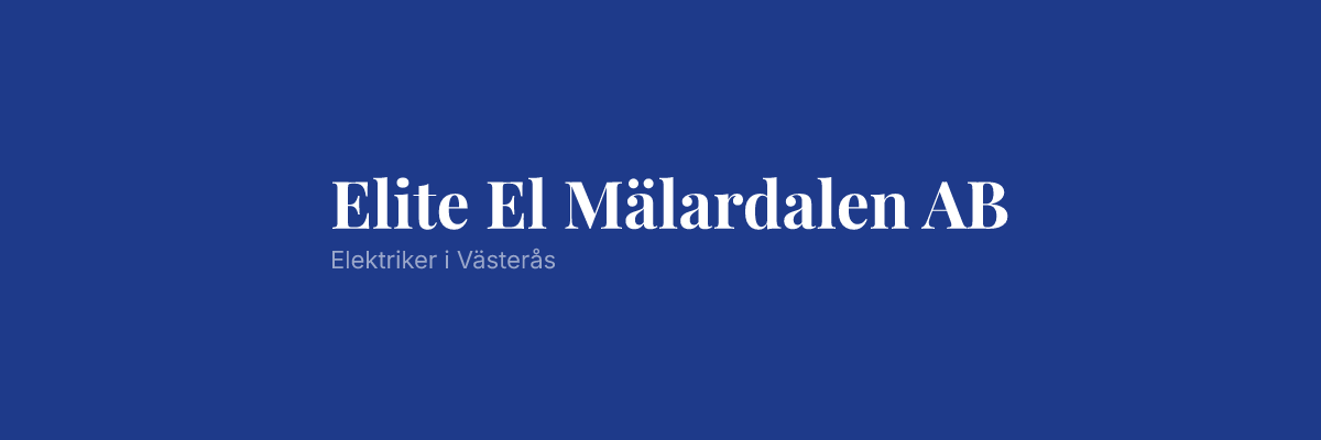 Elite El Mälardalen AB