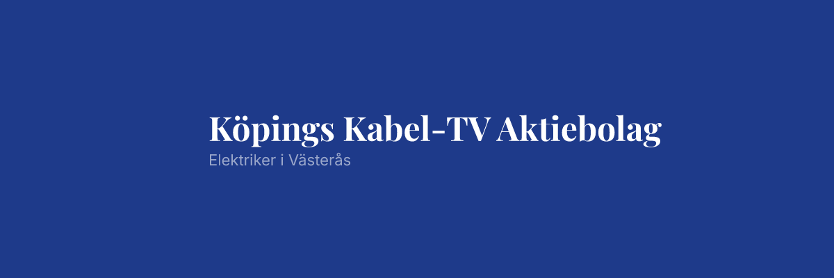 Köpings Kabel-TV Aktiebolag