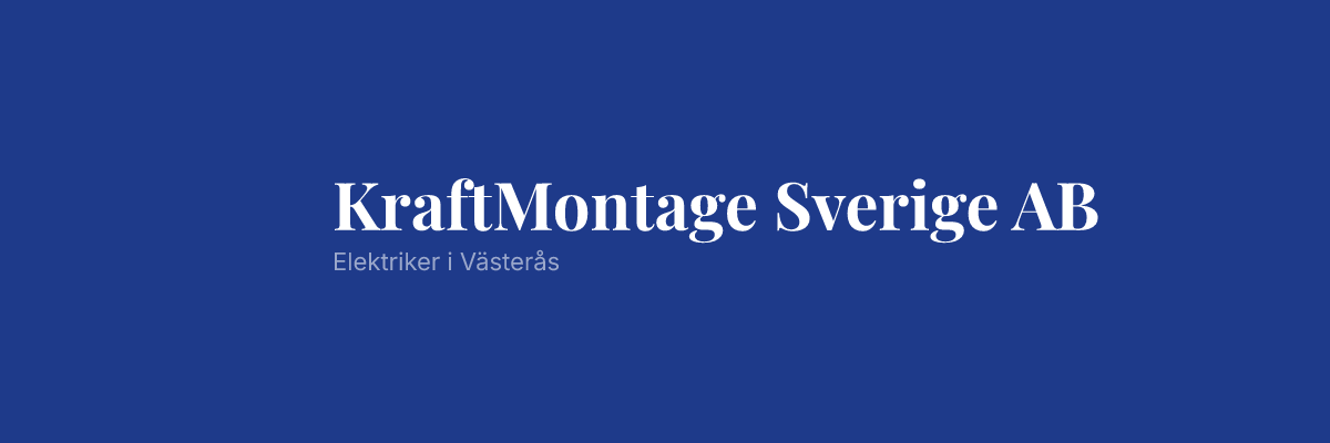 KraftMontage Sverige AB