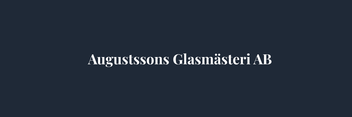 Augustssons Glasmästeri AB – Glasmästare i Göteborg
