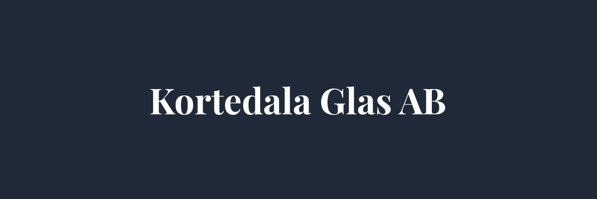 Kortedala Glas AB – Glasmästare i Göteborg