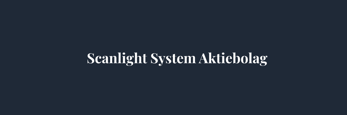 Scanlight System Aktiebolag – Glasmästare i Helsingborg