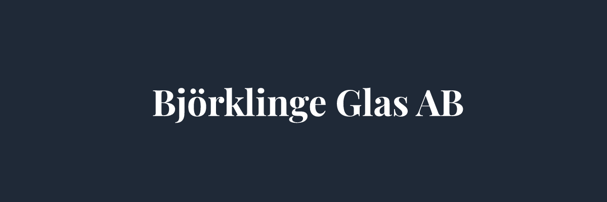 Björklinge Glas AB – Glasmästare i Uppsala