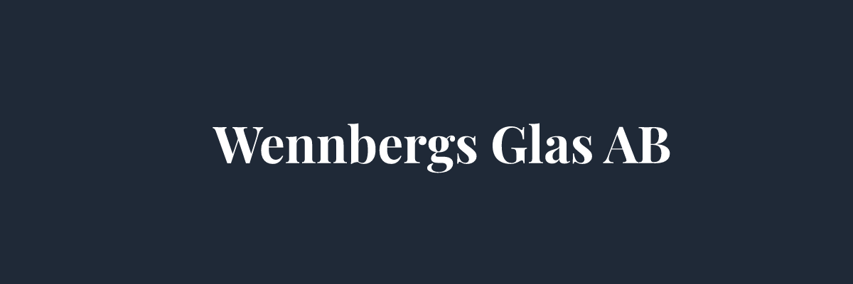 Wennbergs Glas AB – Glasmästare i Västerås