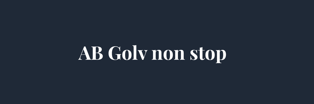 AB Golv non stop – Golvläggare i Göteborg