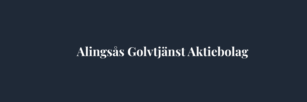 Alingsås Golvtjänst Aktiebolag – Golvläggare i Göteborg
