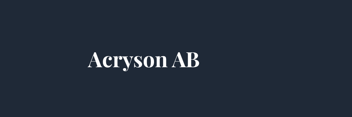 Acryson AB – Golvläggare i Helsingborg