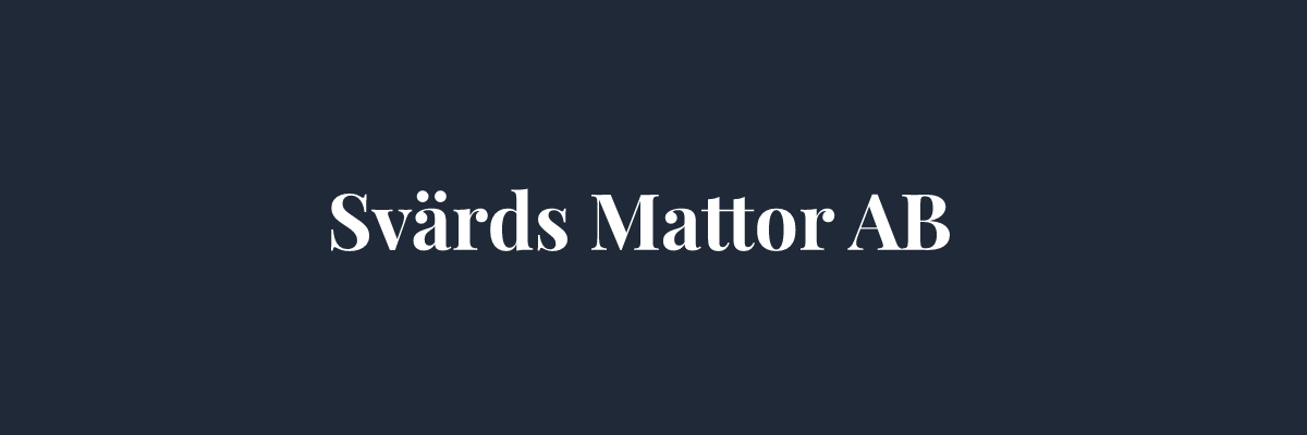 Svärds Mattor AB – Golvläggare i Jönköping